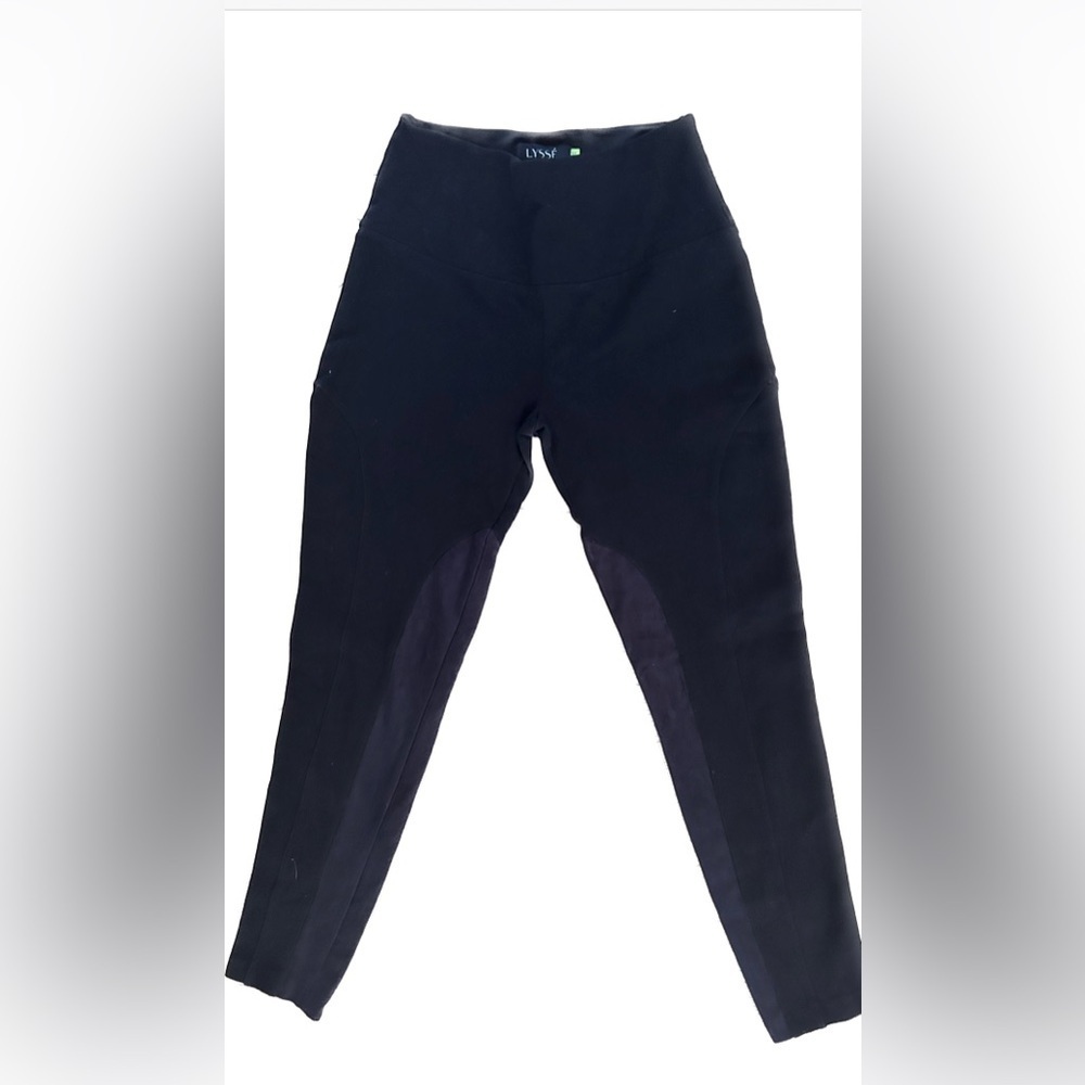 Lysse Twill Ponte with Ultrasuede Equestrian Panels Sz Medium - Picture 2 of 7